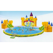 inflatable water park course